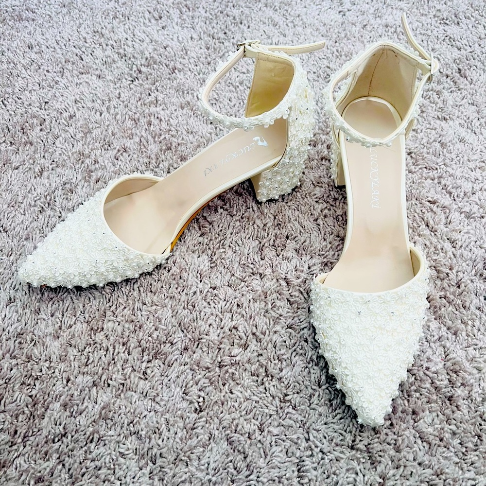 Pearl Wedding Heel